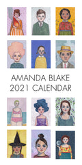 2021 tiny portrait wall calendar