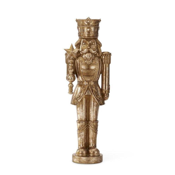 23.25 Gold Nutcracker w/Star Scepter