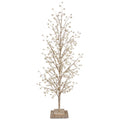 28” Glittered Tree with Pearls