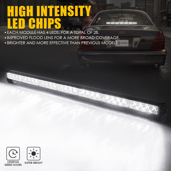 31.5" LED Traffic Advisor Light Bar with Suction Cup Mount