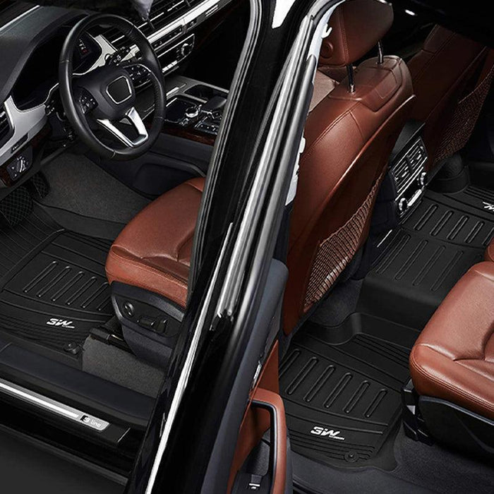3W Audi Q7 2017-2025 Custom Floor Mats TPE Material & All-Weather Protection Vehicles & Parts 3Wliners