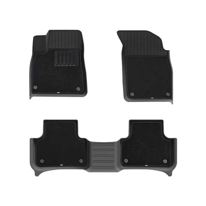 3W Audi Q7 SQ7 2017-2025 Custom Floor Mats Thorex™ All-Weather Protection - 3Wliners