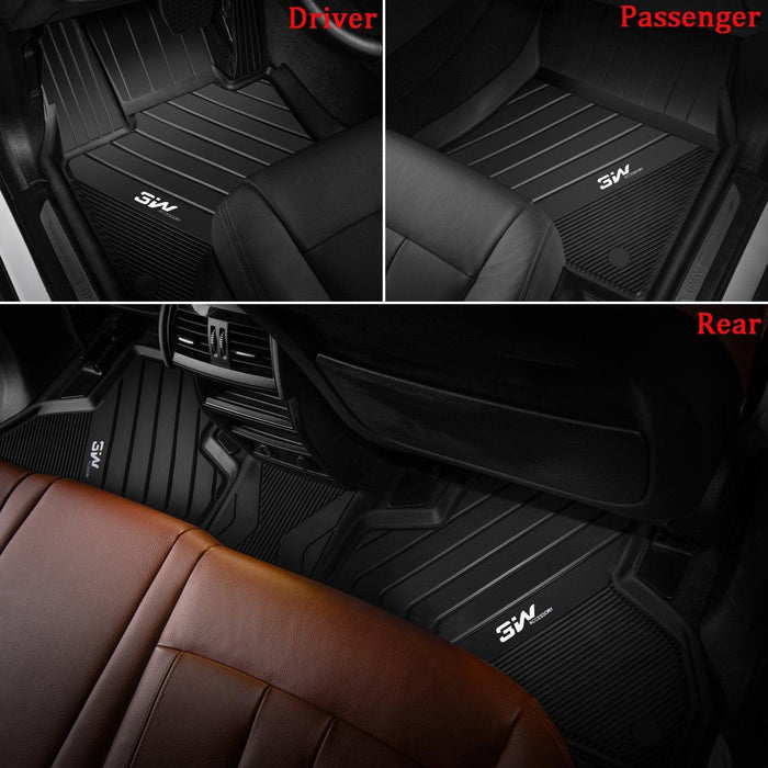 3W BMW F30 3 Series 320i 328d 328i 330e 330i 335i 340i RWD & Sedan 2013-2018 Custom Floor Mats TPE Material & All-Weather Protection (NOT for 335is & GT & X-Drive) Vehicles & Parts 3Wliners