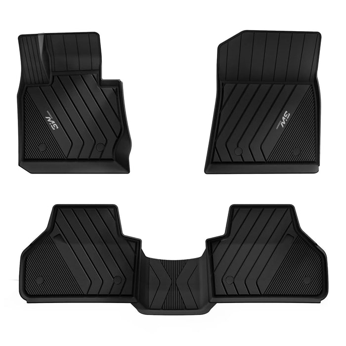3W BMW X4 2015-2018 Custom Floor Mats TPE Material & All-Weather Protection Vehicles & Parts 3Wliners 2015-2018 X4 2015-2018 1st&2nd Row Mats