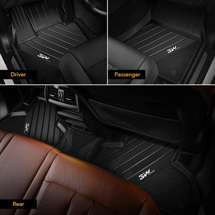 3W BMW X4 2015-2018 Custom Floor Mats TPE Material & All-Weather Protection Vehicles & Parts 3Wliners