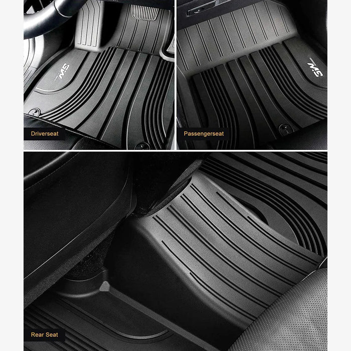3W Hyundai Tucson 2022-2025 (Not for Hybrid) Custom Floor Mats TPE Material & All-Weather Protection Vehicles & Parts 3Wliners