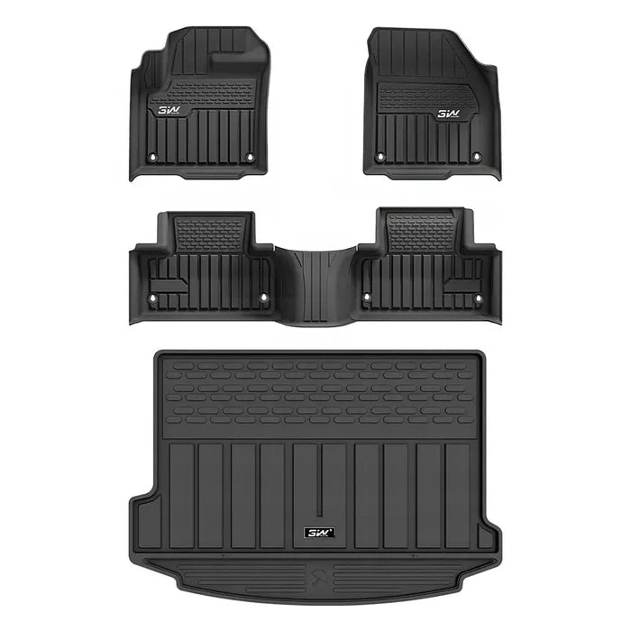 3W Land Rover Range Rover Evoque 2020-2025 Custom Floor Mats Thorex™ All-Weather Protection - 3Wliners