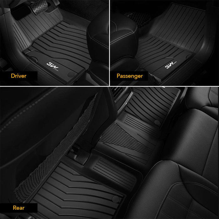 3W Mercedes-Benz GLE 2016-2019 Custom Floor Mats TPE Material & All-Weather Protection (Not Fit Coupe) Vehicles & Parts 3Wliners