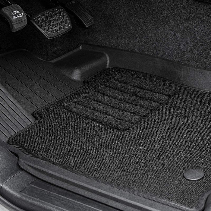 3W Toyota Tundra 2022-2024 (Only for CrewMax Cab) Custom Floor Mats CrewMax Cab Only TPE Material & All-Weather Protection Vehicles & Parts 3Wliners