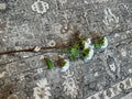 45" White Snowball Hydrangea Branch
