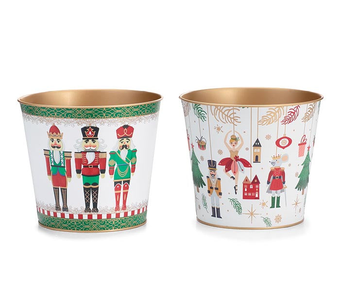 6" Nutcracker Planters