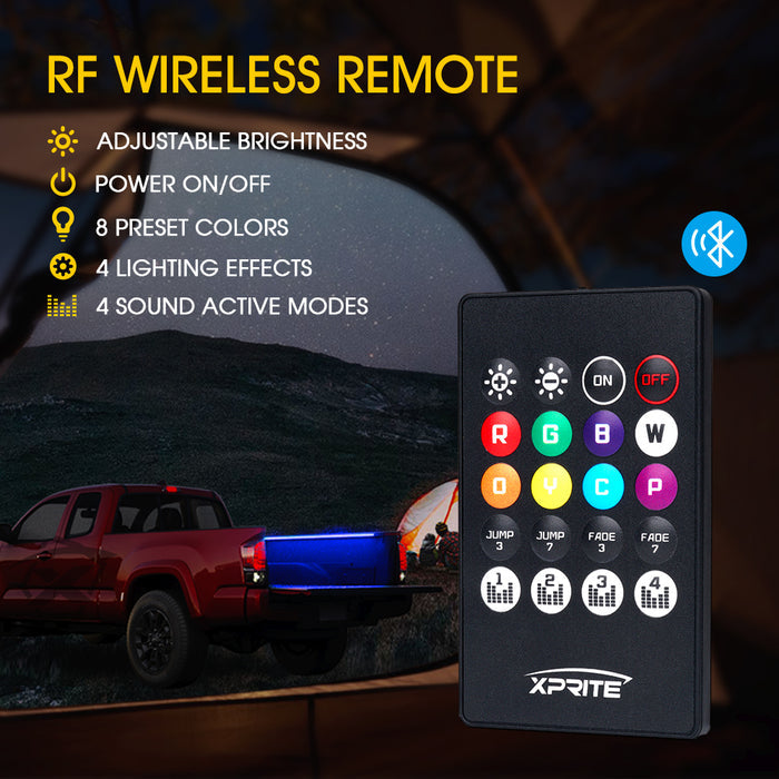 60" RGB Truck Bed Strip Lights | Spire 2 Series