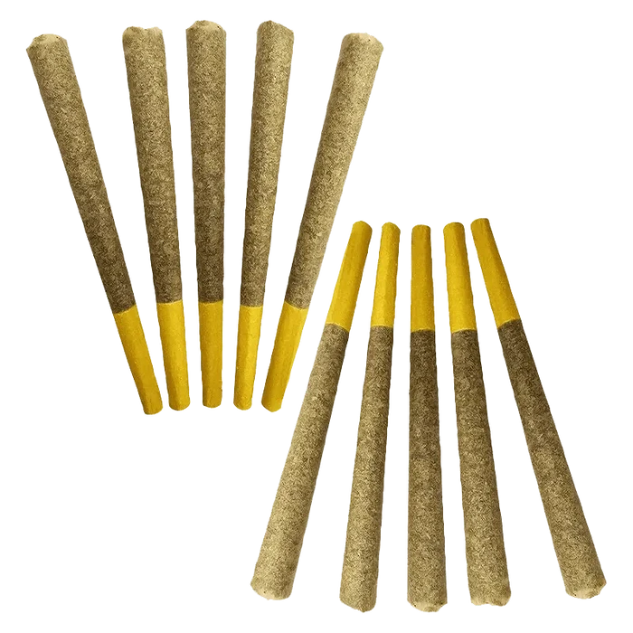 AAA Pre Rolled 10 x 0.5 g displayed in a clean, side-by-side arrangement against a neutral white background.