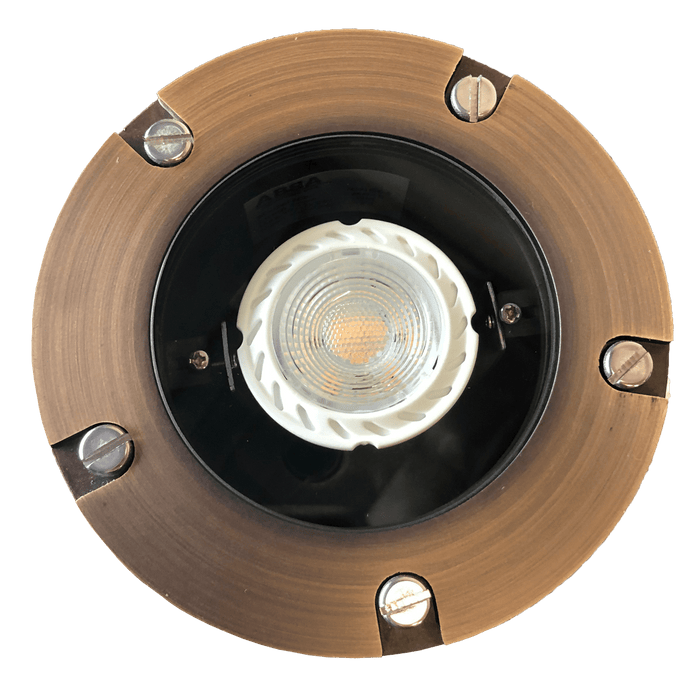 ABBA Lighting UNB04 Brass Well Light - Ready Wholesale Electric Supply and Lighting