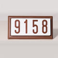 Aero-Lite TBR4LED - LED Complete Decorative Address Sign - 4" numbers, Brown - Ready Wholesale Electric Supply and Lighting