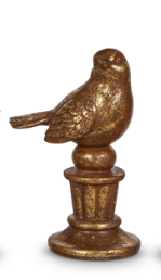 Antique Brass Birds on Pedestals