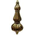 Antique Gold Lined Slender Finial Ornament