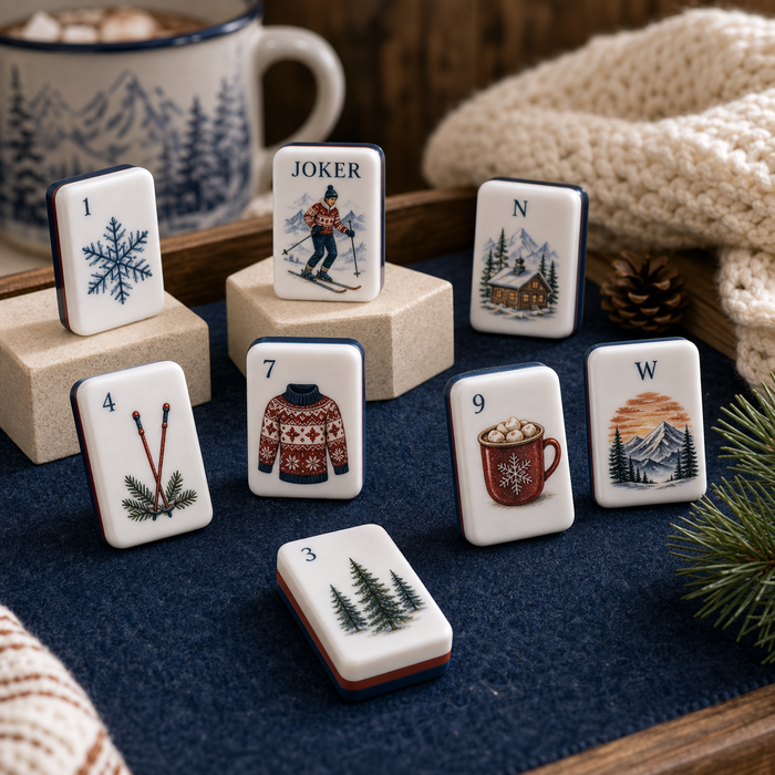 Apres Ski Lodge Mahjong Tile Set