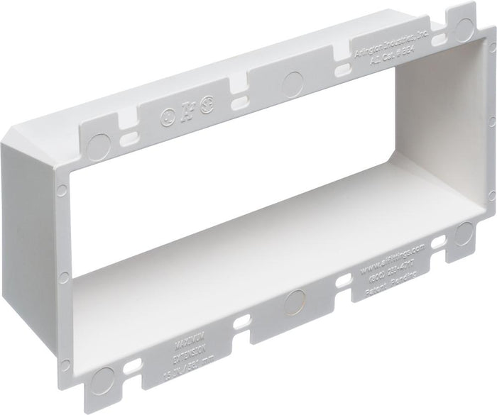 Arlington BE4 Four-Gang Box Extenders (Box of 10) - Ready Wholesale Electric Supply and Lighting