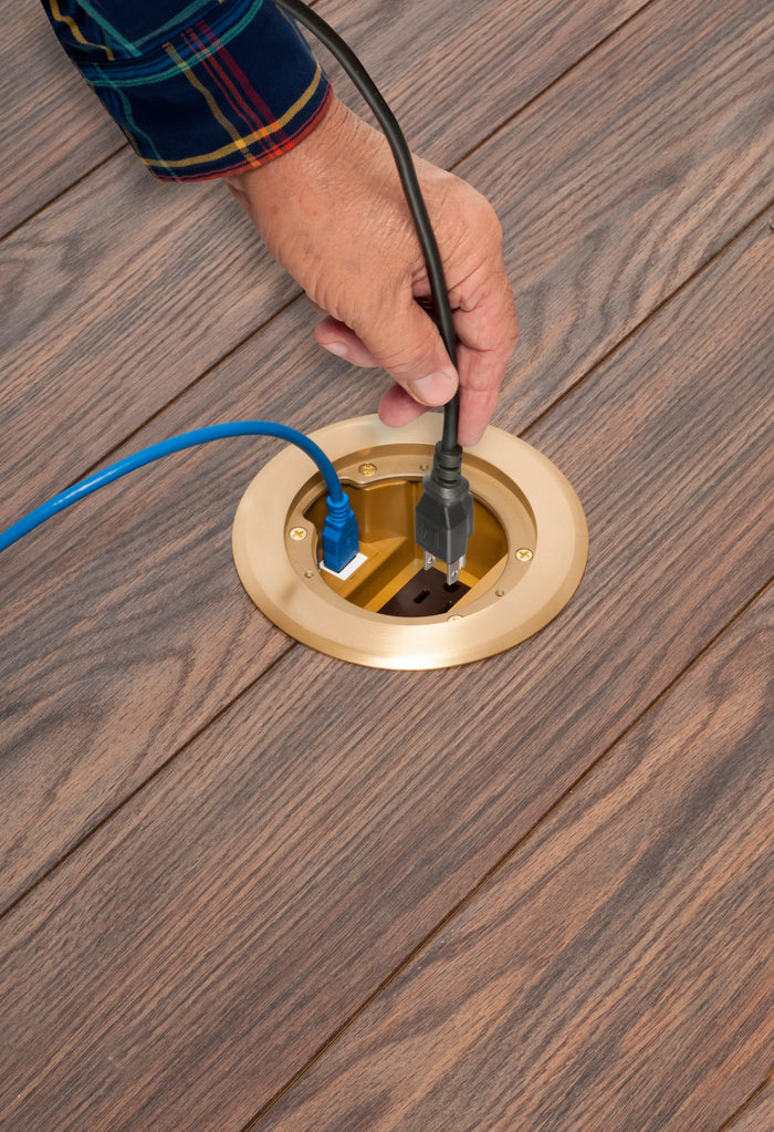 Arlington FLBC4560DMB  IN BOX Cover Kit for Concrete Floor Box - Ready Wholesale Electric Supply and Lighting