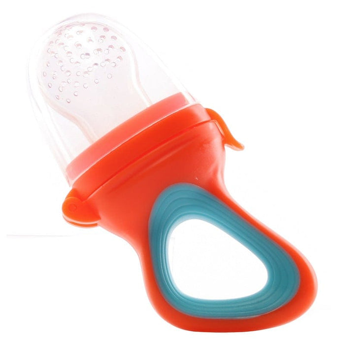 Gadget Gerbil Orange / M Fruit Food Nibbler for Babies  Baby Food Bite Bag Fruit Vegetable