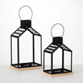 Black Modern Metal Lantern