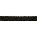 Black Raw Edge Ribbon
