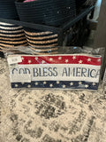 BLRW 6"X44" "GOD BLESS AMERICA" BANNER