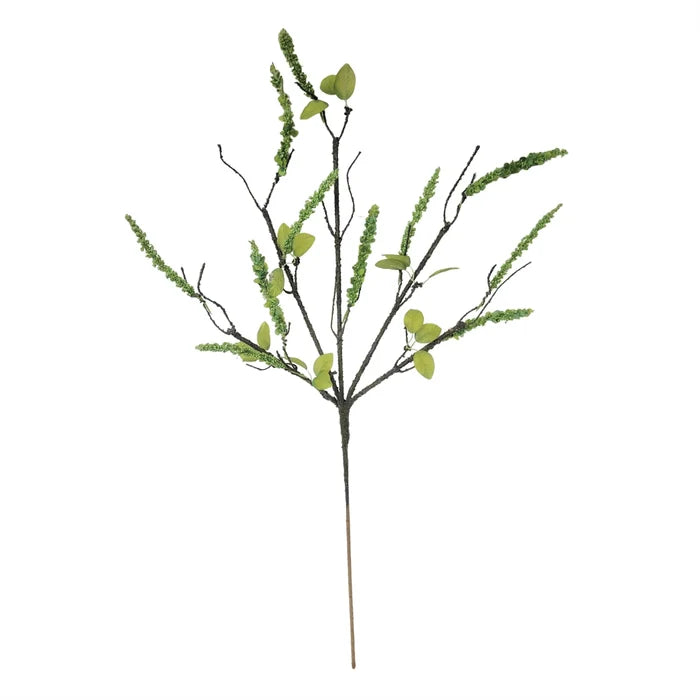 Budding Wisteria Branch - Green