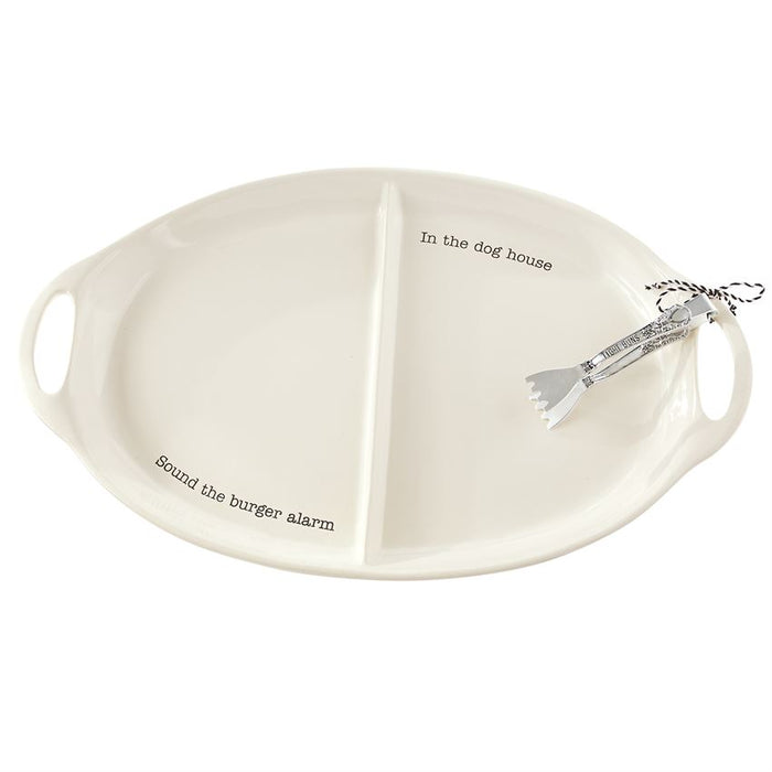 Burger and Hotdog Platter Set
