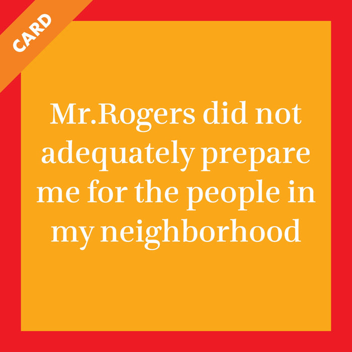 CARD Mr. Rogers