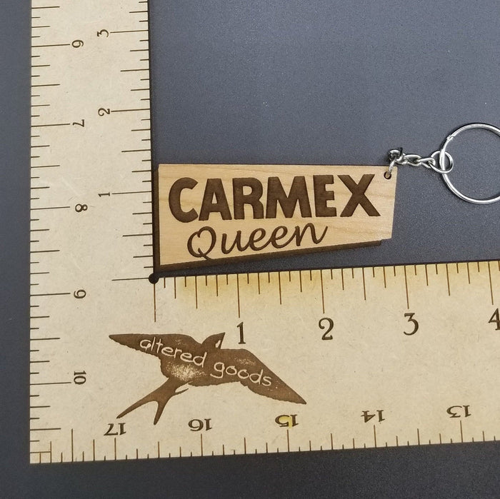 Carmex queen keychain - Altered Goods