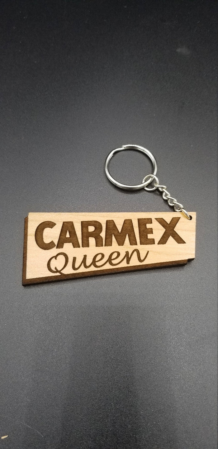 Carmex queen keychain - Altered Goods