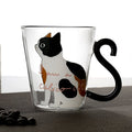 Gadget Gerbil White Cat Mug Tail Handle