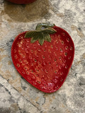 CERAMIC STRAWBERRY PLATTER
