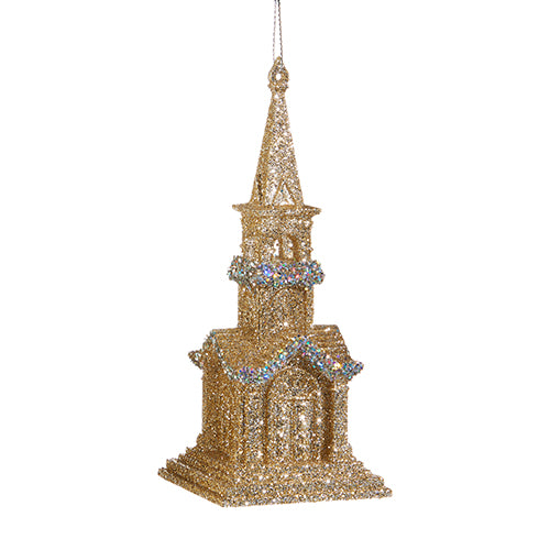 Champagne Church Ornament
