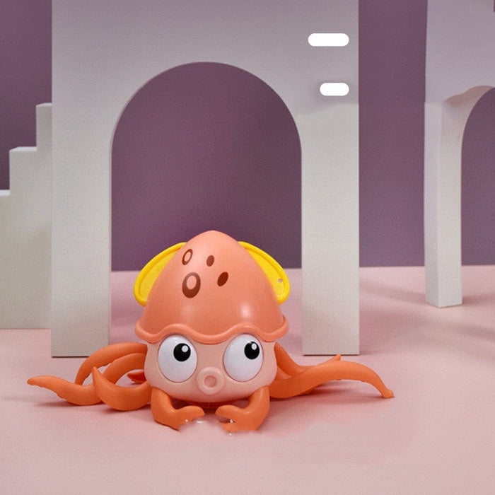 Gadget Gerbil Pink Clockwork Walking Octopus Toy