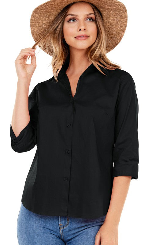 Collared Button Up Shirt