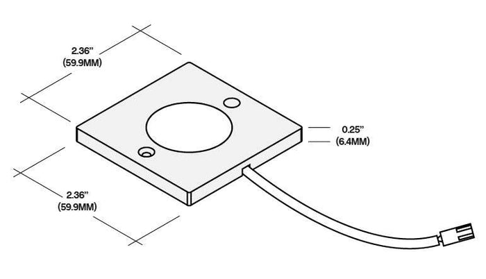 Core Lighting PLC-230 SERIES 3 WATT ULTRA-SLIM PUCK LIGHT - Ready Wholesale Electric Supply and Lighting