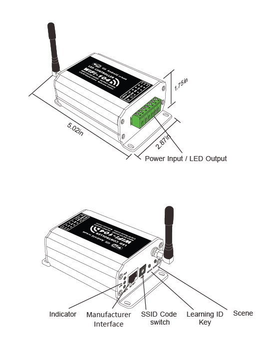 Core Lighting RGB CT-500-WIFI - 4 IN 1 LED RGB+W WIFI CONTROLLER - Ready Wholesale Electric Supply and Lighting