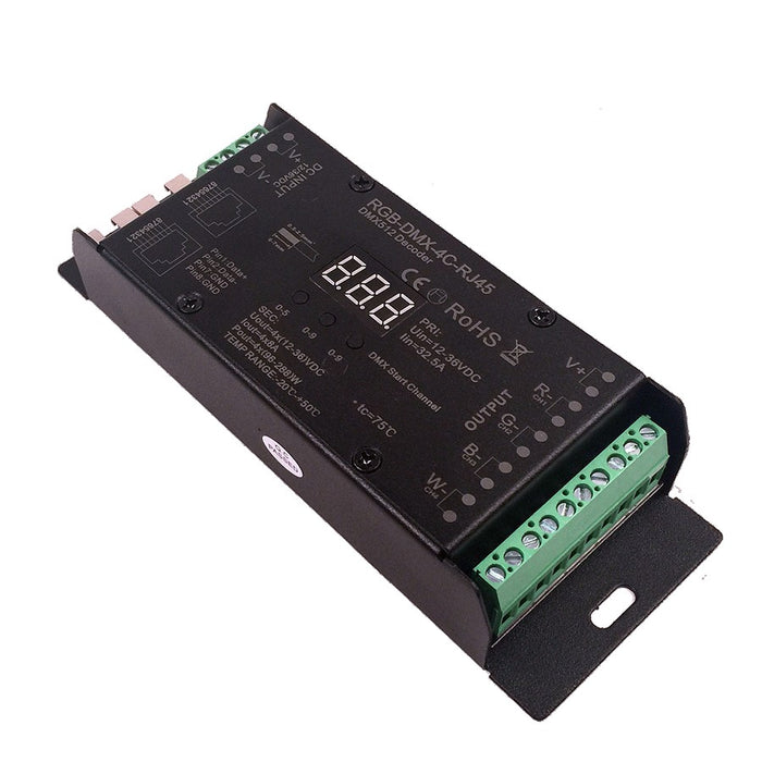 Core Lighting RGB DMX-4C-RJ45 4 CHANNEL RGB / RGB+W DMX DECODER - Ready Wholesale Electric Supply and Lighting
