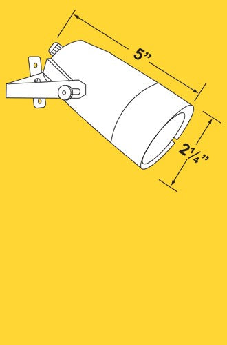 Corona Lighting CL-100 Aluminum Down Light w/ Yoke, - Ready Wholesale Electric Supply and Lighting
