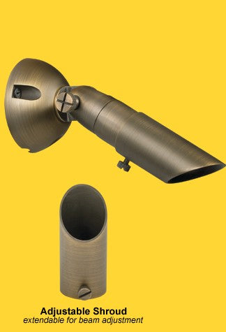 Corona Lighting CL-130B Brass Mini Bullet - Ready Wholesale Electric Supply and Lighting