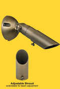 Corona Lighting CL-130B Brass Mini Bullet - Ready Wholesale Electric Supply and Lighting