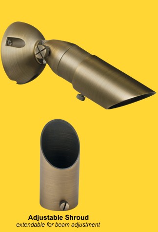 Corona Lighting CL-131B Brass Bullet Down Light - Ready Wholesale Electric Supply and Lighting