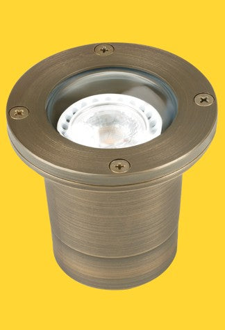 Corona Lighting CL-224-AB Brass Well Light - Ready Wholesale Electric Supply and Lighting
