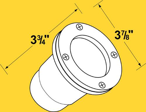 Corona Lighting CL-224-AB Brass Well Light - Ready Wholesale Electric Supply and Lighting
