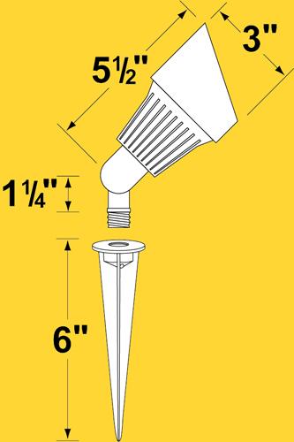 Corona Lighting CL-501 Directional Lights, Aluminum Mini Bullet - Ready Wholesale Electric Supply and Lighting