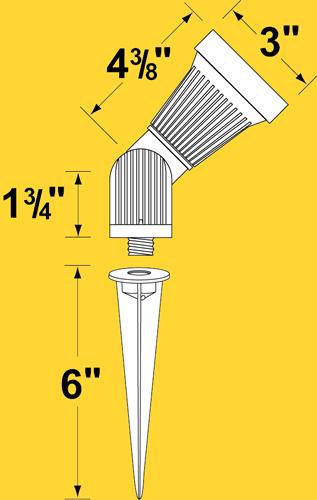 Corona Lighting CL-502 Directional Lights, Aluminum Mini Bullet - Ready Wholesale Electric Supply and Lighting