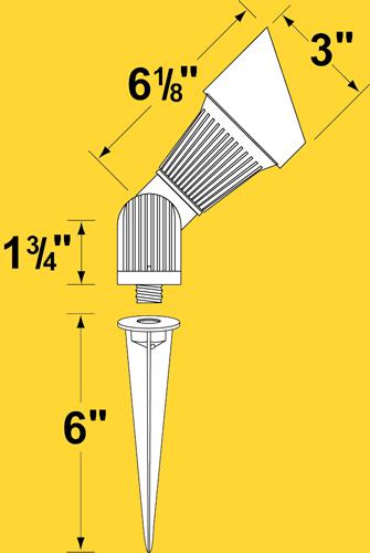 Corona Lighting CL-503 Directional Lights, Aluminum Mini Bullet - Ready Wholesale Electric Supply and Lighting